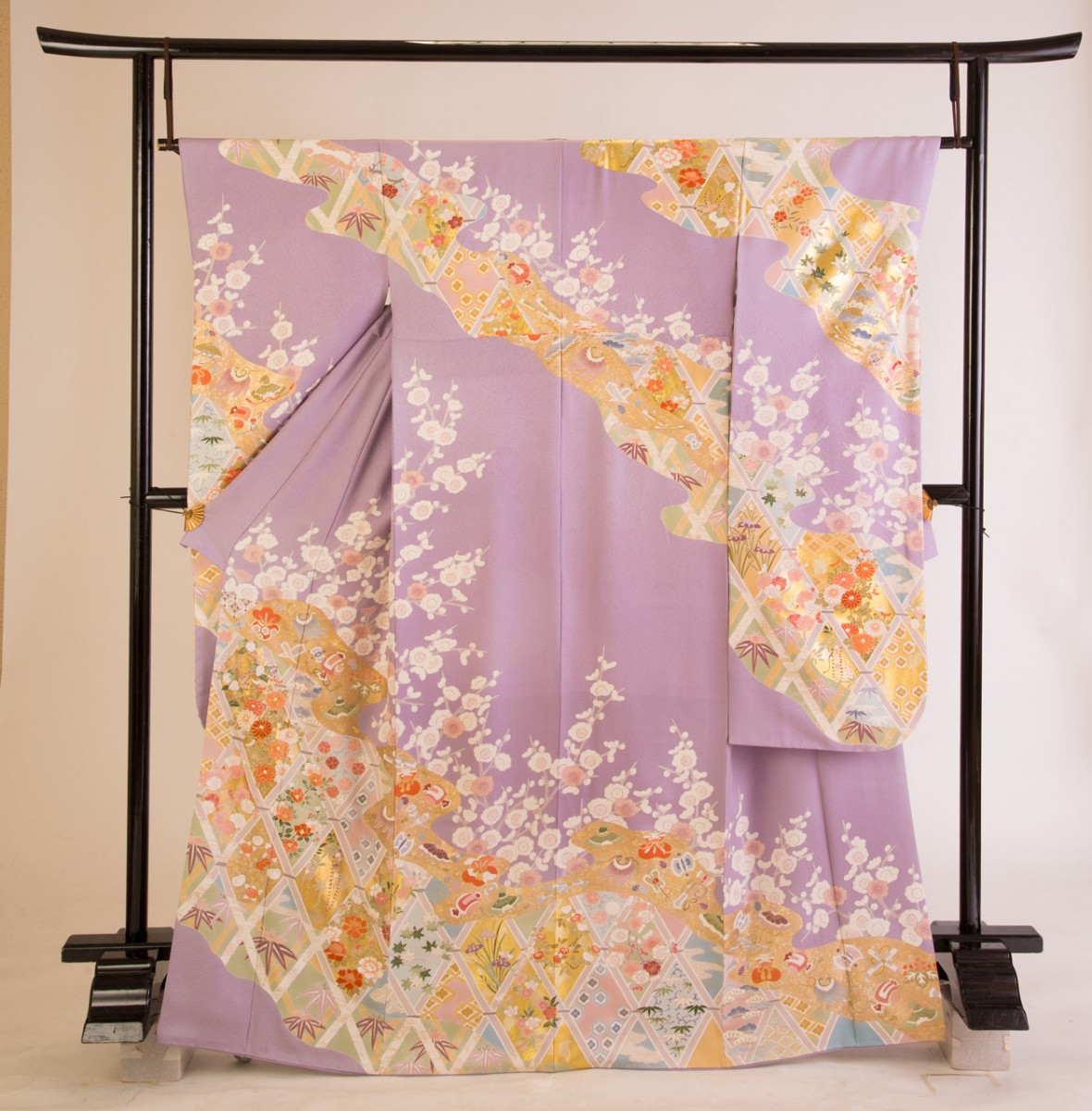 垣根取り草花文様1